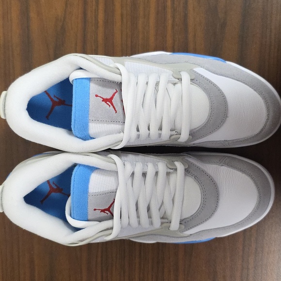 Nike Air Jordan 4 RM Men's Size 10.5 In White/Gray/Blue NIB FQ7939 104 - Picture 8 of 10